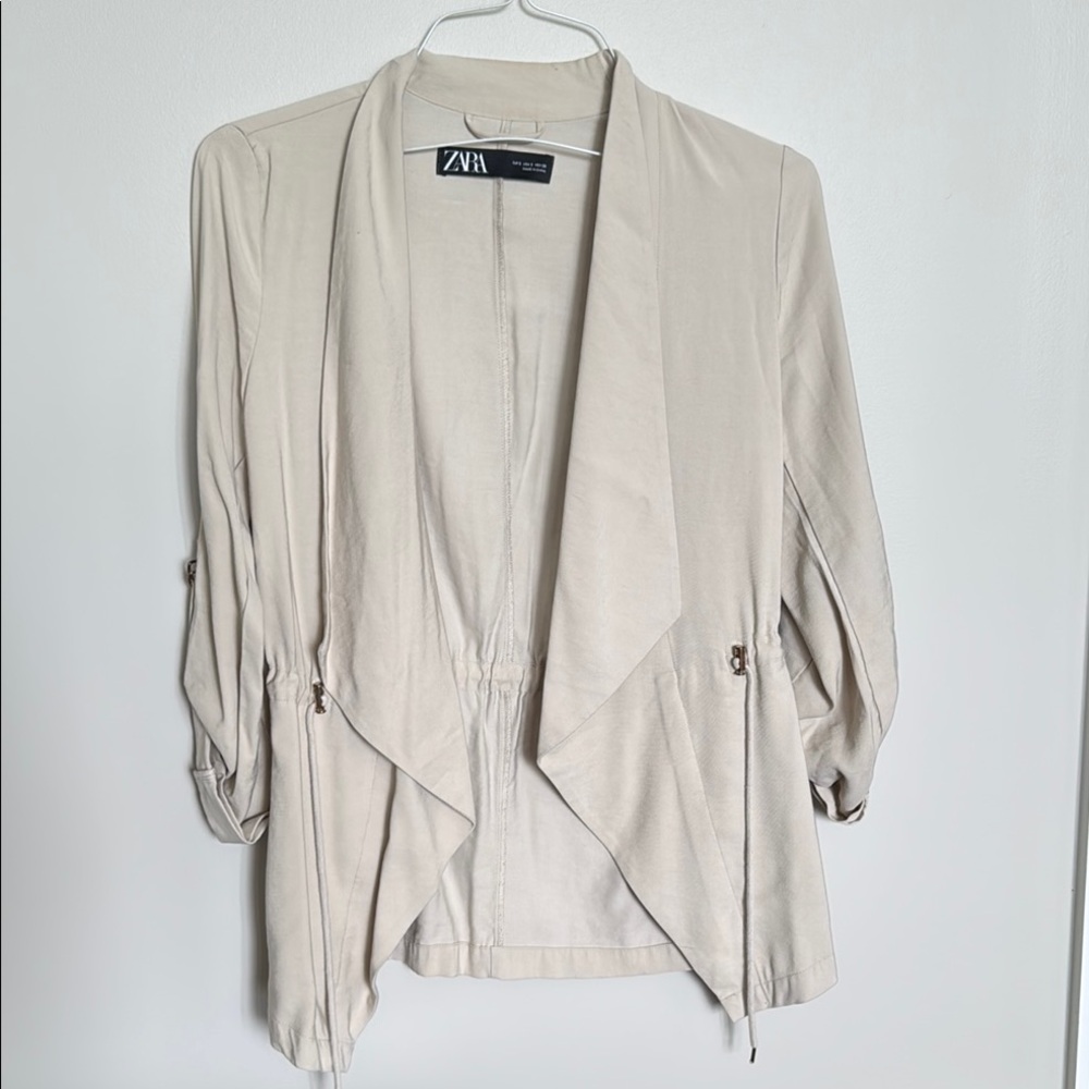 Zara Cream Women's Jacket size small